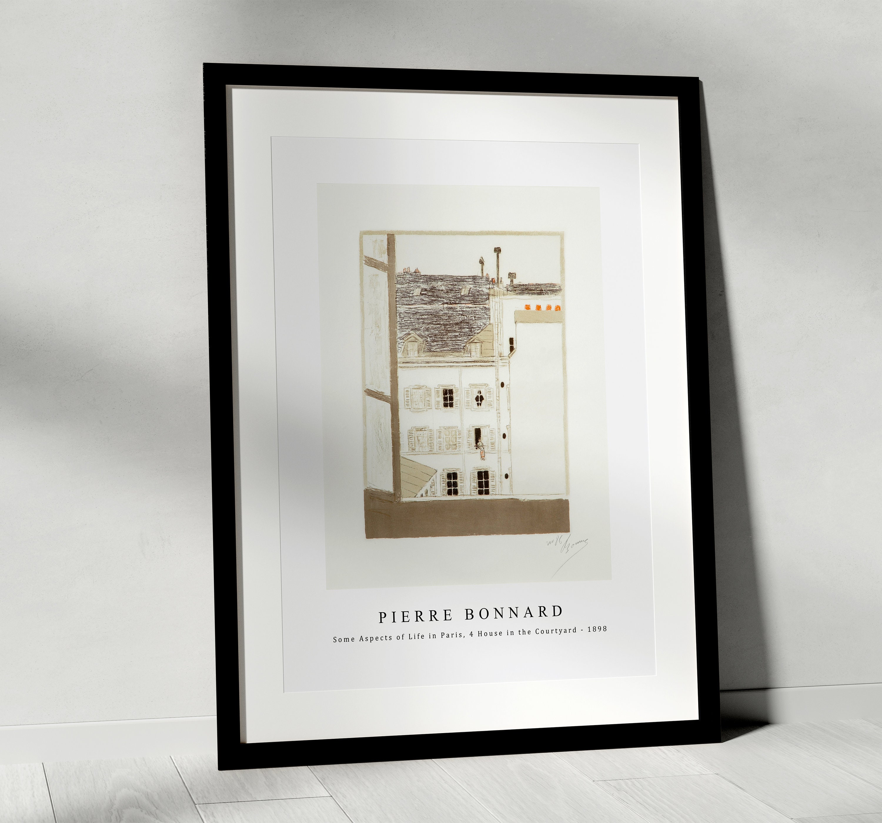 ≪ ピエール ボナール ≫ リトグラフ AFFICHE DE LA REVUE BLANCHE