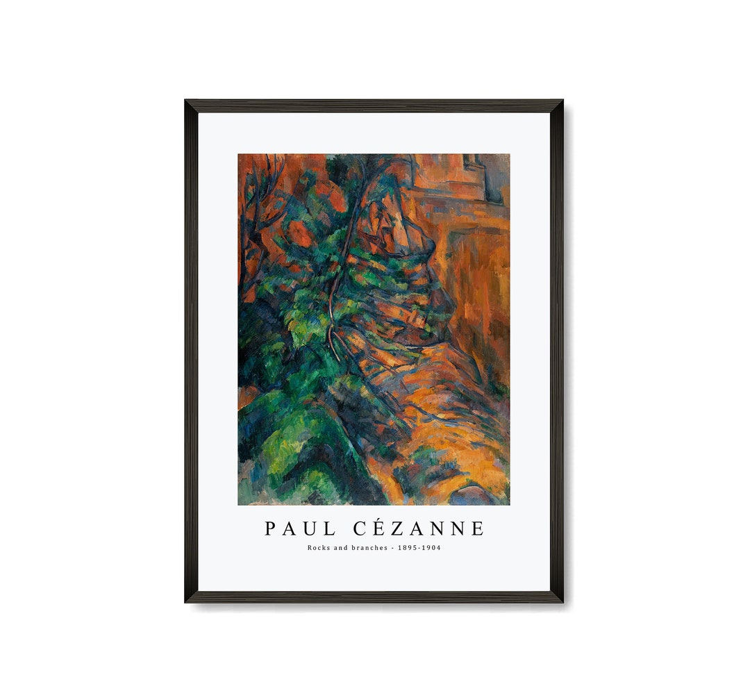 Paul Cezanne Art Print | Paul Cezanne Art Canvas | Paul Cezanne-rocks ...
