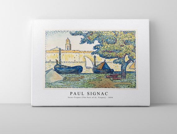Paul Signac Print Download Digital File - Saint–tropez (the Port