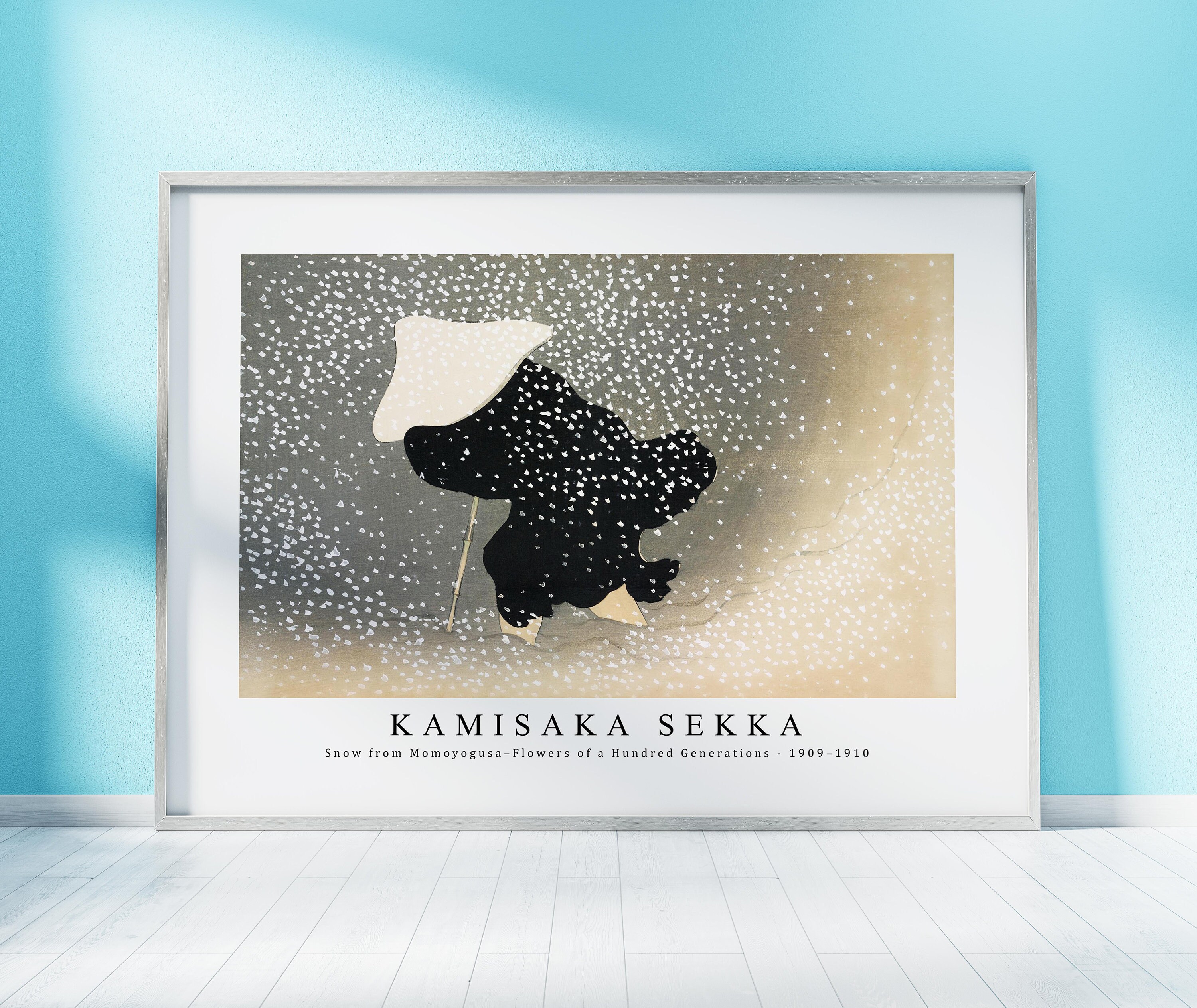 Kamisaka Sekka - Snow From Momoyogusa–flowers of a Hundred