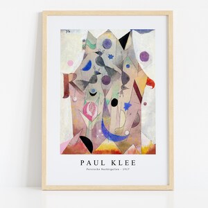 Paul Klee Print Download Digital File, Paul Klee - Persische Nachtigallen 1917 Wall Art, FrameTV Art Download