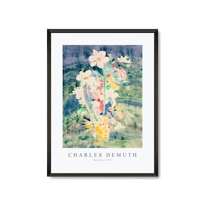 Charles Demuth Art Print | Narcissi-1917 | Charles demuth Wall Art Decor