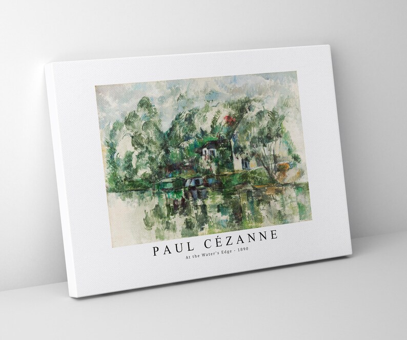 Paul Cezanne Art Print | Paul Cezanne Art Canvas | Paul Cezanne-at the ...