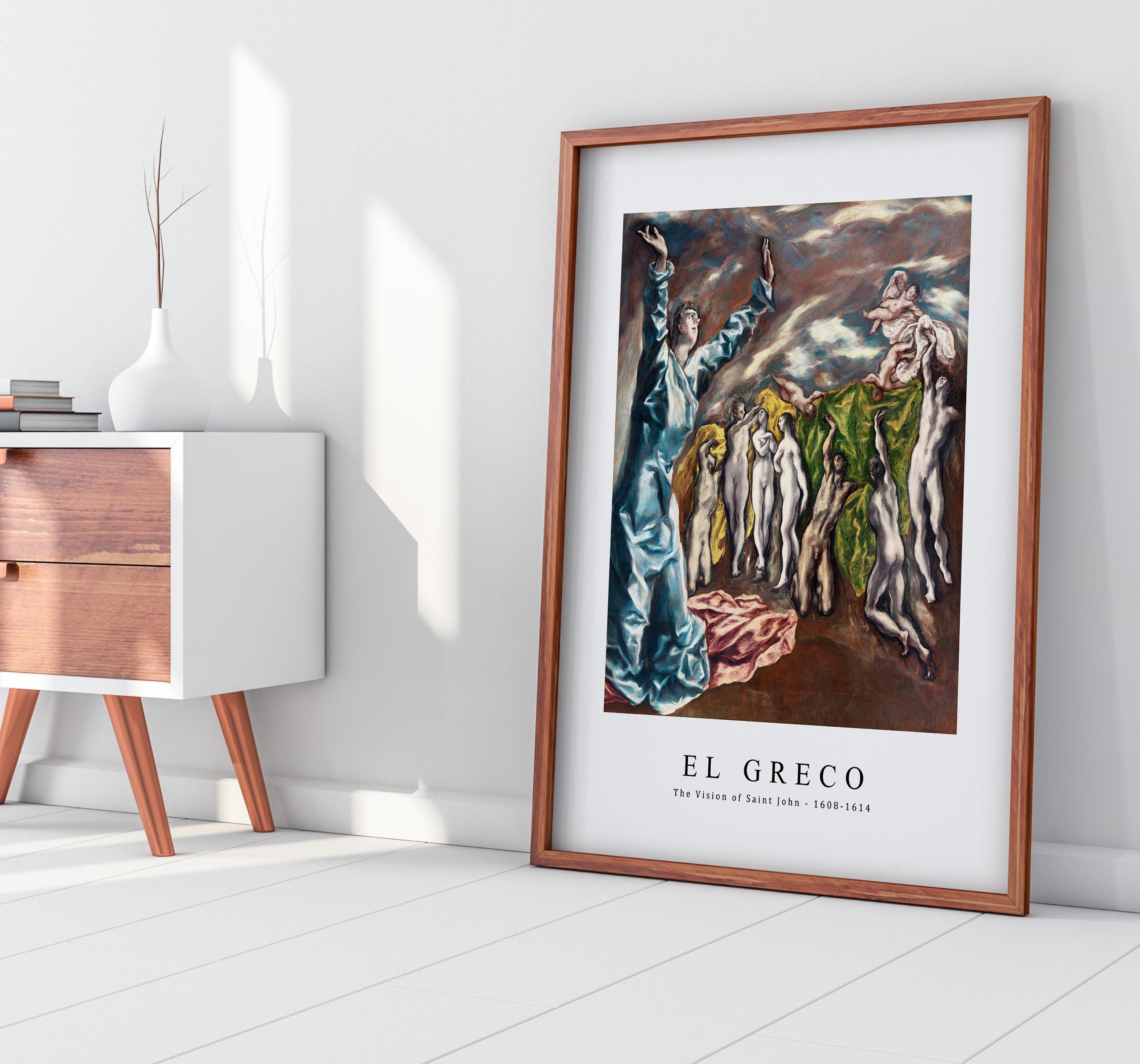 El Greco Art Print | the Vision of Saint John 1608-1614 | El Greco