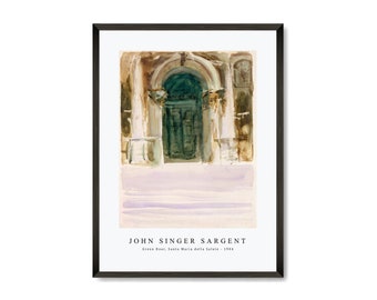 John Singer Sargent Watercolor Reproductions. Santa Maria Della