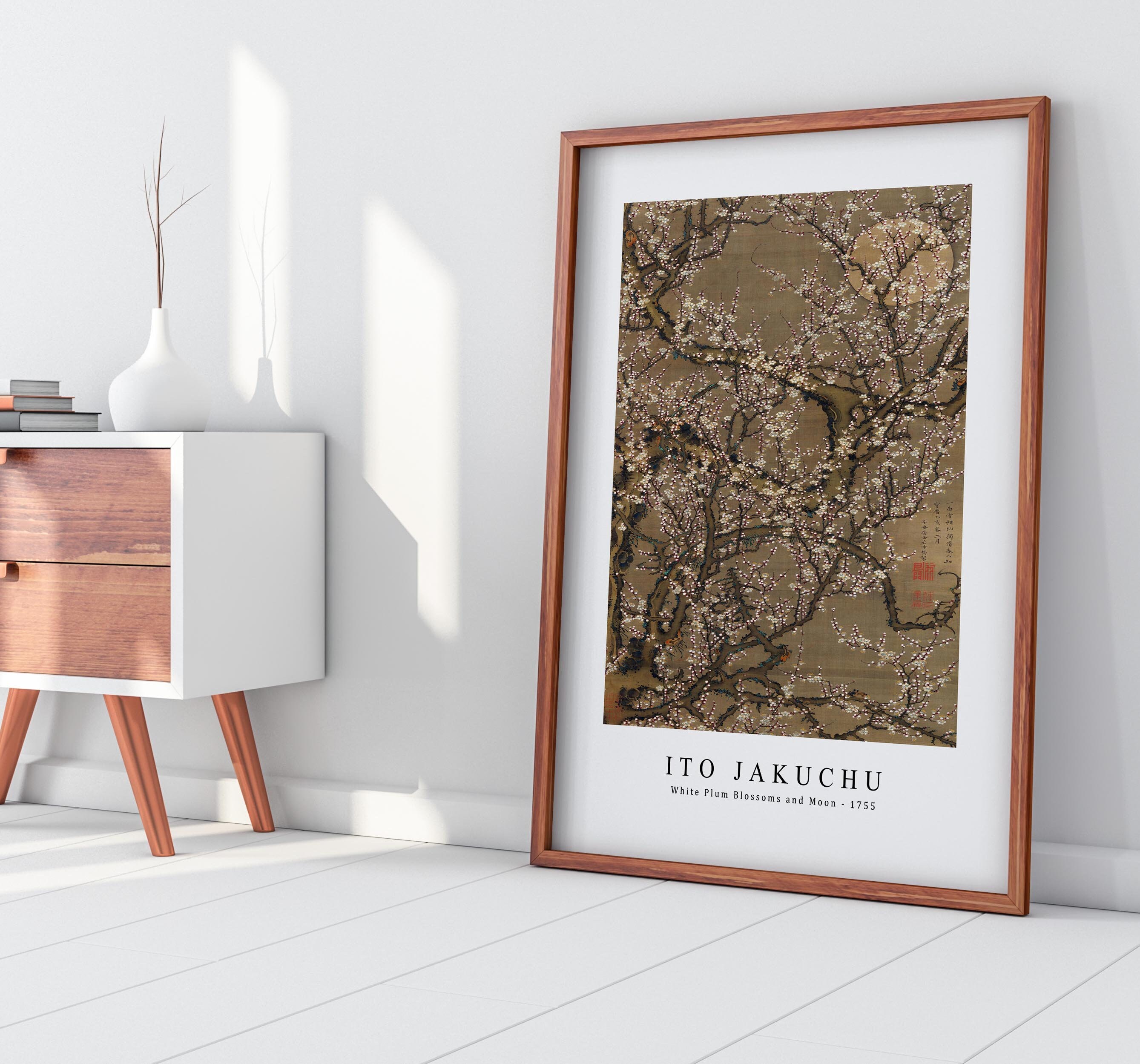 Ito Jakuchu Print Download Digital File - White Plum