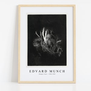 Edvard Munch Print Download Digital File, Edvard Munch - Omega’s Eyes 1908-1909 Wall Art, FrameTV Art Download