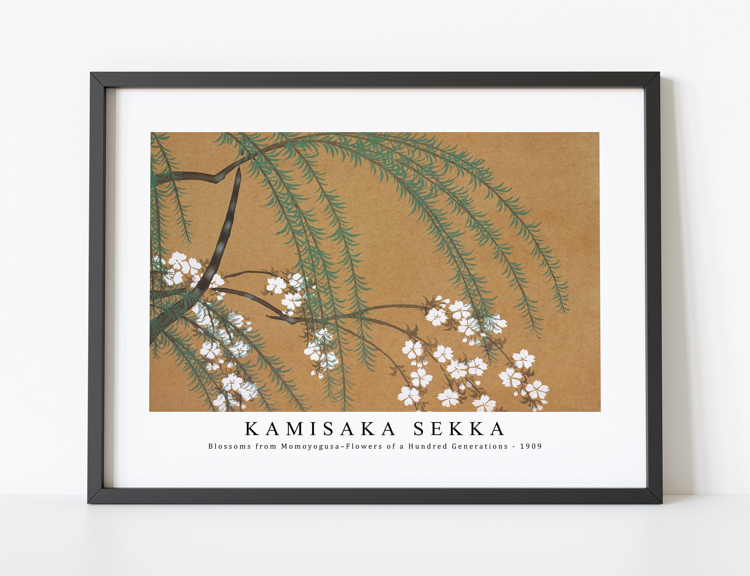 【希少品】PAURA PRYKE’S FLOWER SCHOOL Kamisaka Sekka - Blossoms From Momoyogusa–flowers of a