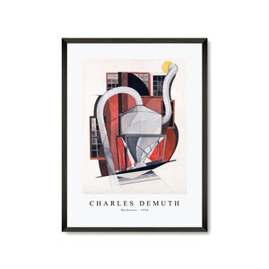 Charles Demuth Art Print | Machinery-1920 | Charles demuth Wall Art Decor