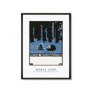 Moriz Jung - Merry Christmas! (Frohe Weihnachten!) (1907)  | Moriz Jung  Wall Art Decor