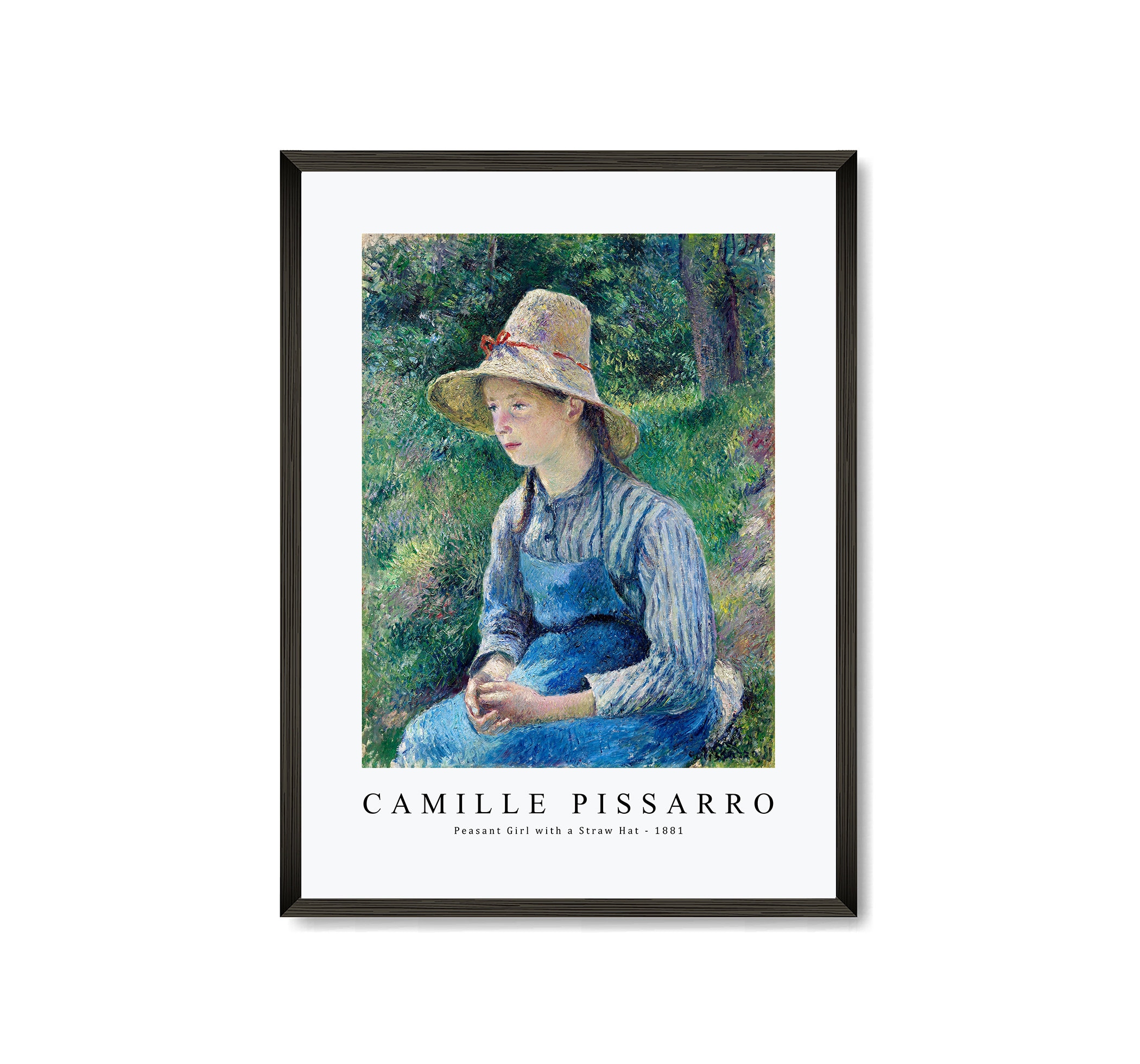 Camille Pissarro Art Print | Camille Pissarro-peasant Girl With a