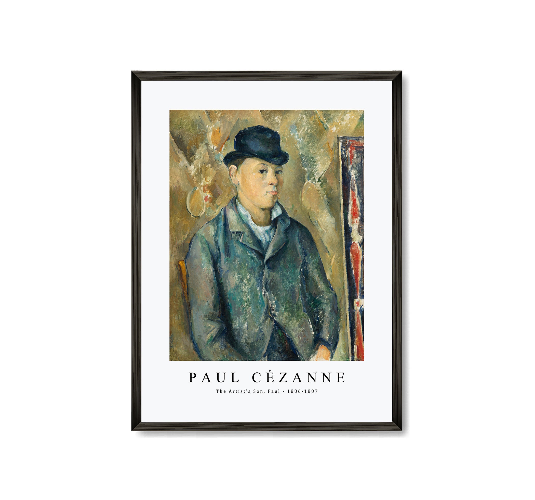 Paul Cezanne Art Print | Paul Cezanne Art Canvas | Paul Cezanne-The Artist's Son, Paul 1886-1887 | Paul Cezanne Design