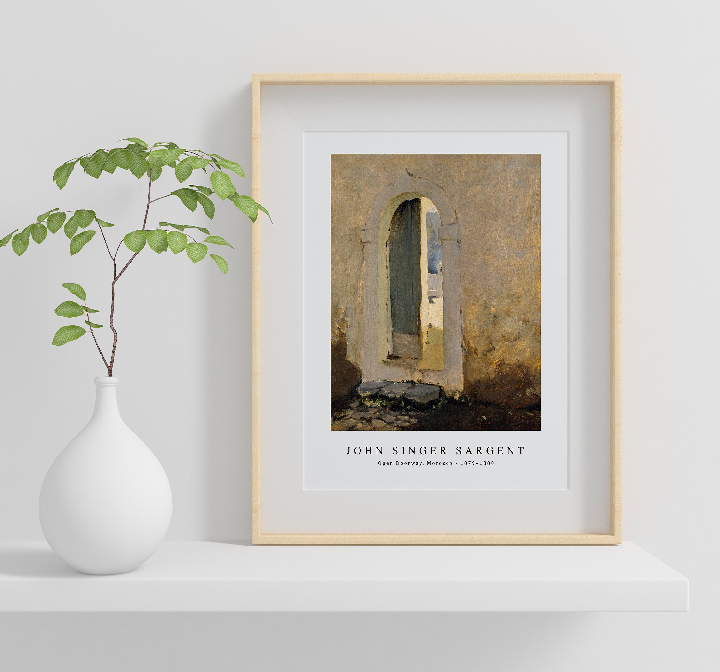 John Singer Sargent - Open Doorway, Morocco (ca. 1879–1880) | John