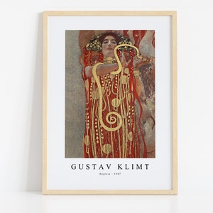Gustav Klimt Print Download Digital File, Gustav Klimt Hygieia 1907 Wall Art, Frame TV Art Prints Monet Download