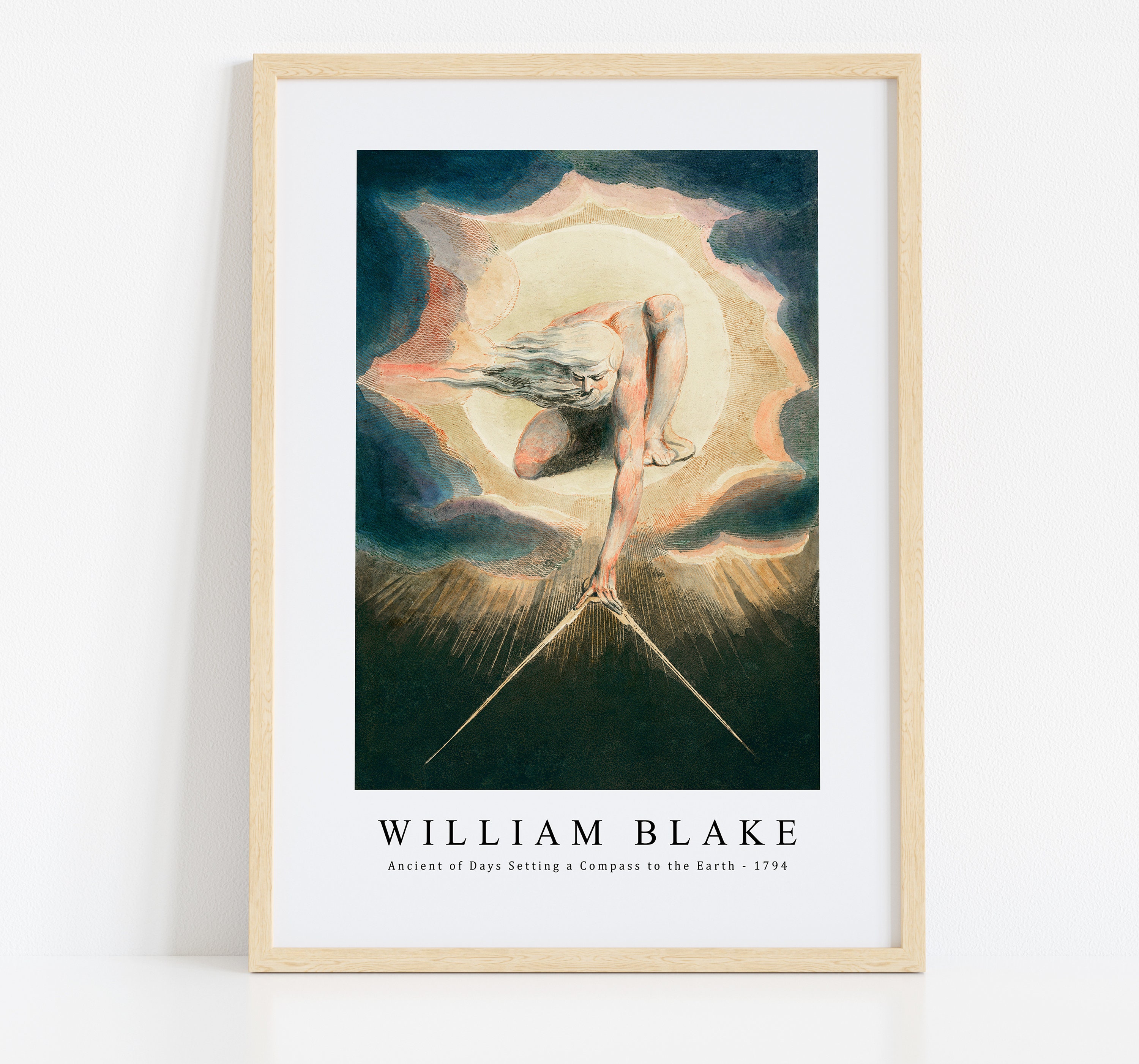 William Blake Ancient Of Days Print