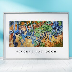 Van Gogh Print Download Digital File, Van Gogh Tree Roots 1890 Wall Art, Frame TV Art Prints, Van Gogh Download Print Poster