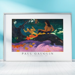 ゴーギャン　ファタタ・テ・ミティ　(海辺で) ファイル:Paul Gauguin - Fatata te Miti (By the Sea) - Google