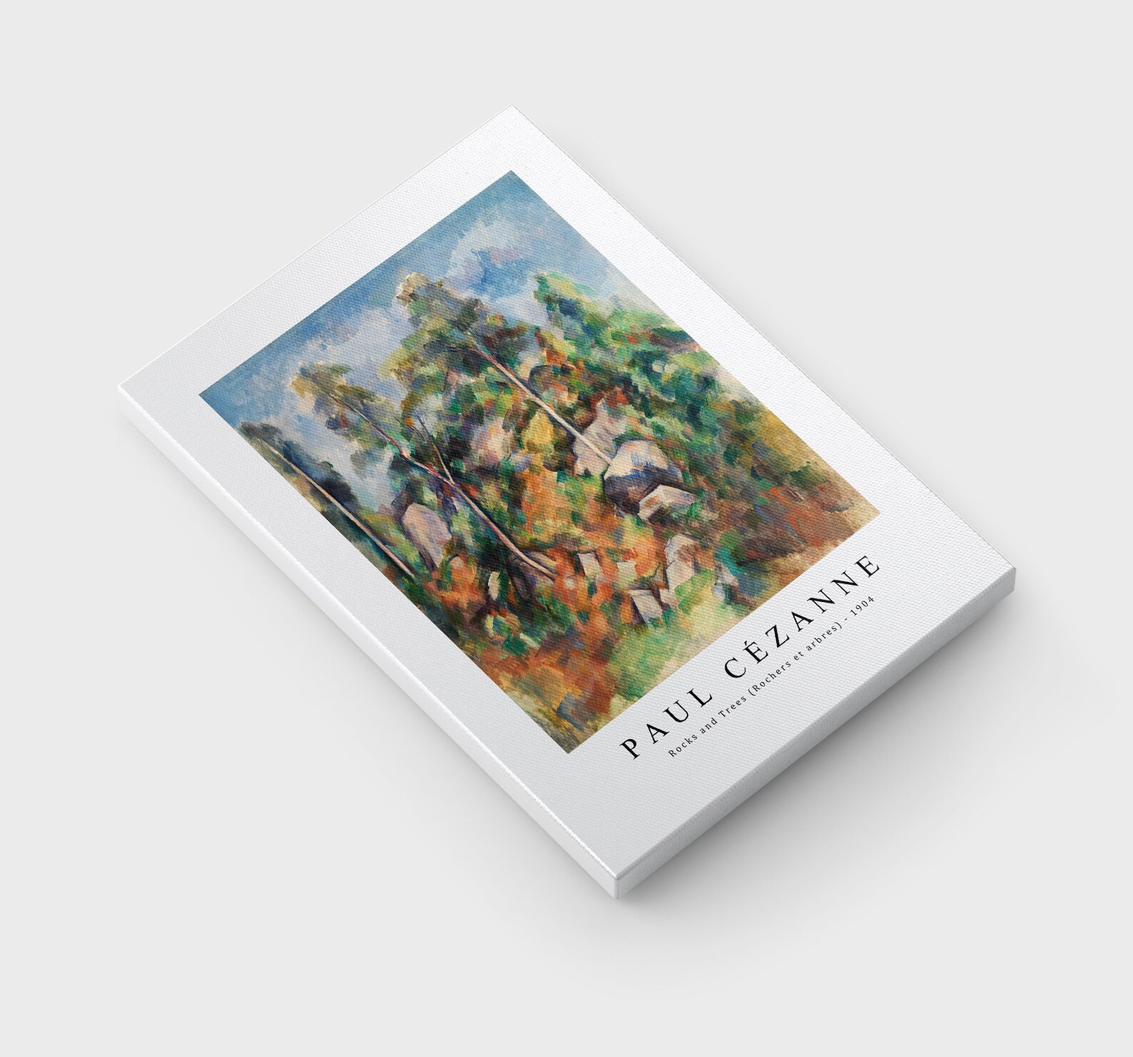 Paul Cezanne Art Print | Paul Cezanne Art Canvas | Paul Cezanne-rocks ...