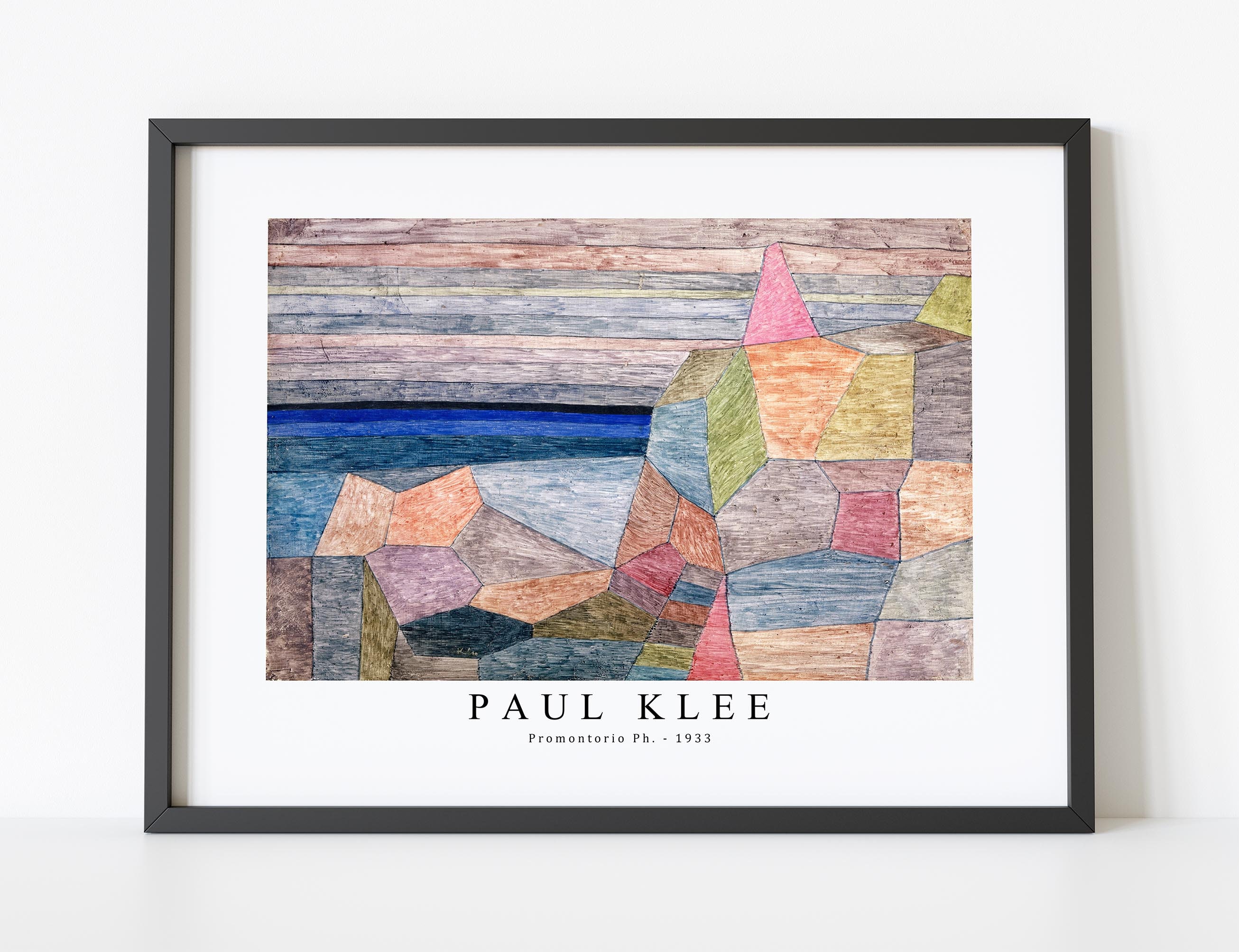 Paul Klee Art Print | Paul Klee-promontorio Ph. 1933 | Paul Klee