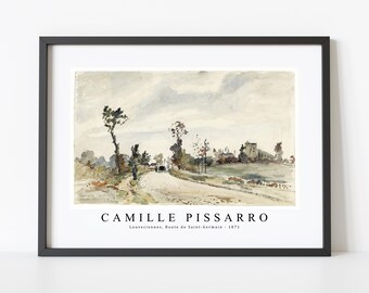 Camille Pissarro - La Route De Louveciennes - Etsy
