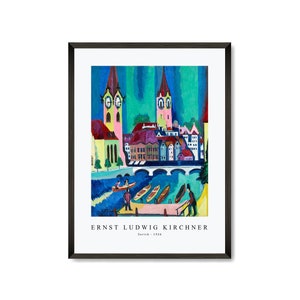Ernst Ludwig Kirchner Art Print |Zurich 1926| Ernst Ludwig Kirchner Wall Art Decor