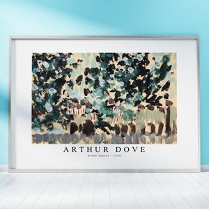 Arthur Dove Print Download Digital File, Arthur Dove - Green Leaves 1930 Wall Art, FrameTV Art Download