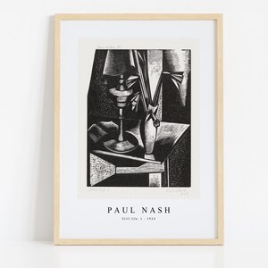 Paul Nash Print Download Digital File - Still life. 1. (1924)  Wall Art, Frame TV Art Prints, Wall Decor, Download