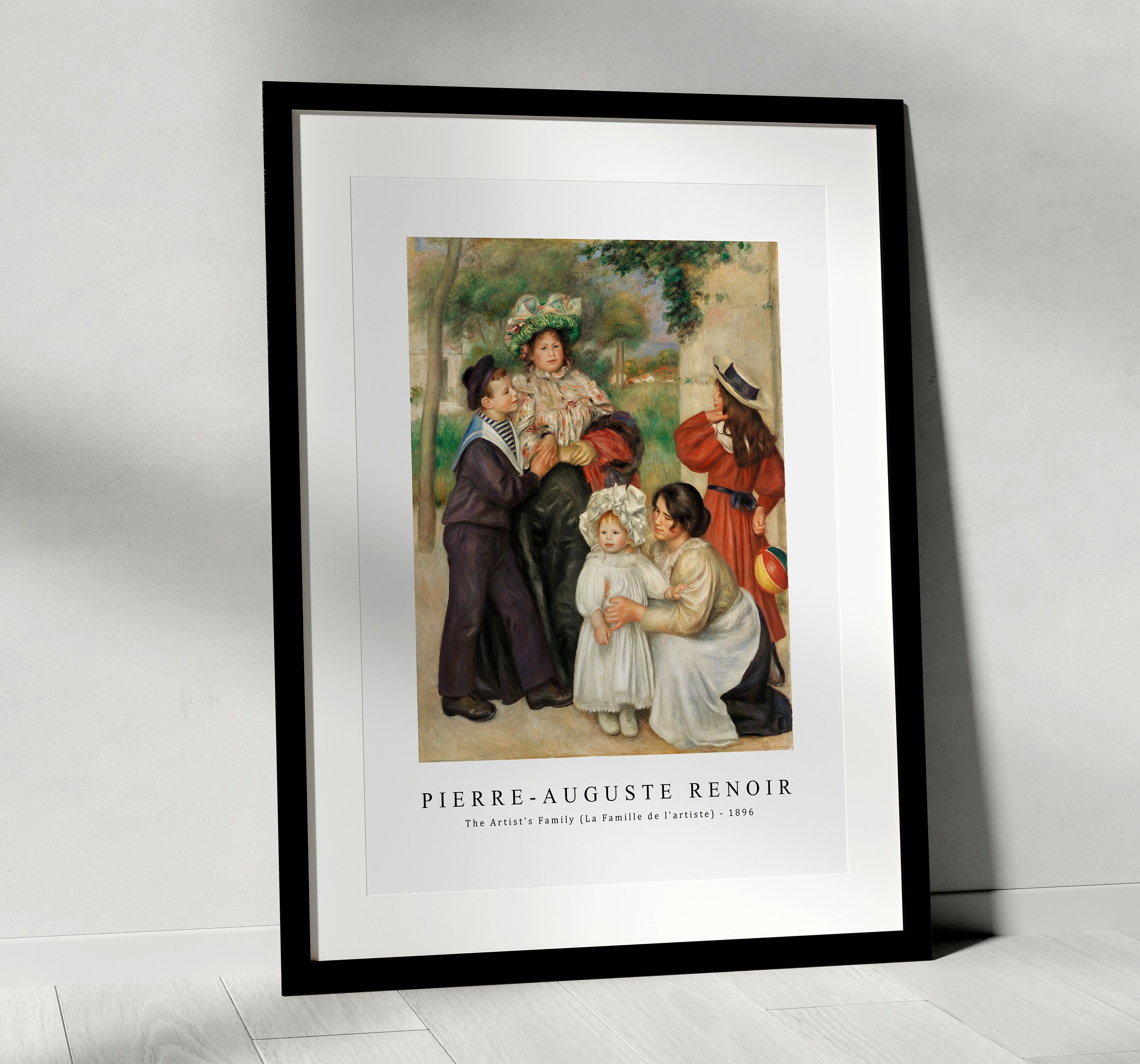 Pierre Auguste Renoir Art Print | the Artist's Family (la Famille