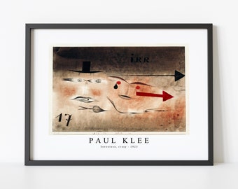 Paul Klee Art Print | Paul Klee-Red green and Violet–Yellow Rhythms 1920 | Paul Klee Wall Art Decor