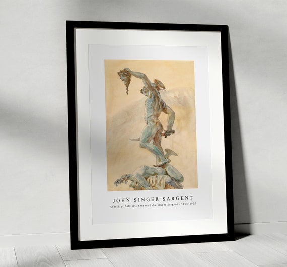 John Singer Sargent - Sketch of Cellini's Perseus John