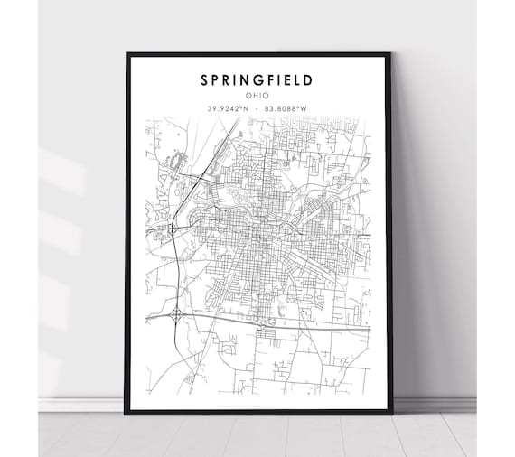 Ohio City Springfield Map