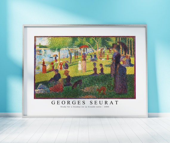 Georges Seurat Art Print | Study for a Sunday on La Grande Jatte