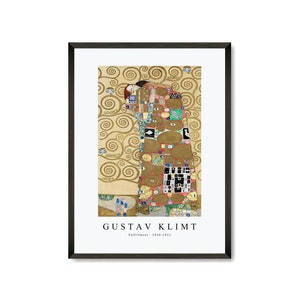 Gustav Klimt Art Print | Gustav Klimt Art Canvas | Gustav Klimt-Fulfillment 1910-1911 | Gustav Klimt Wall Art Decor