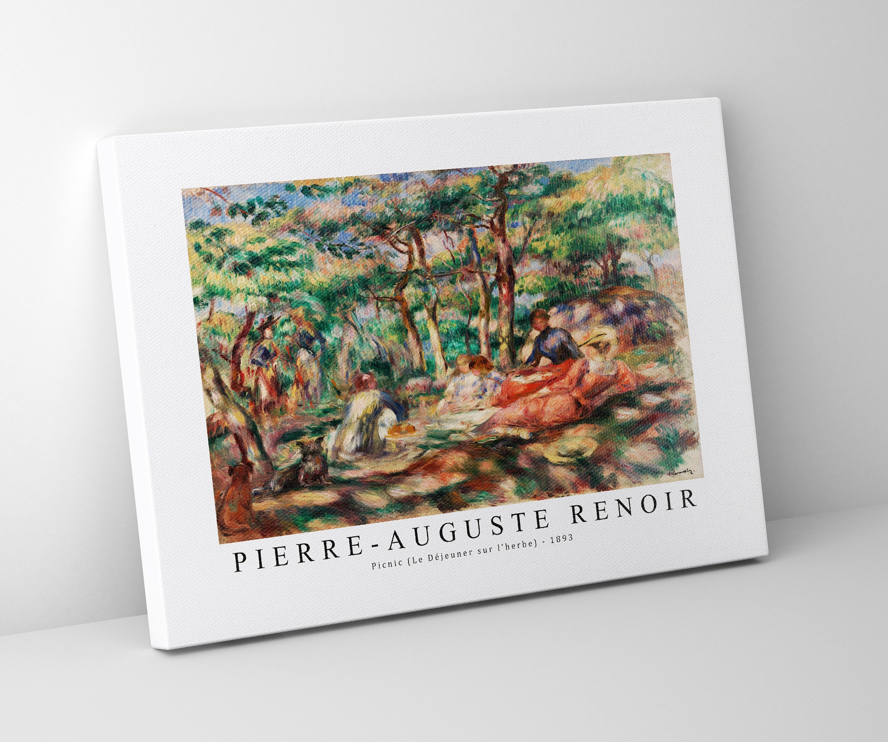 Pierre Auguste Renoir Print Download Digital File, Picnic 1893