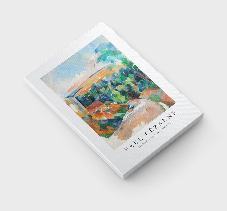 Paul Cezanne Print Download Digital File, Paul Cezanne - the Bend in ...