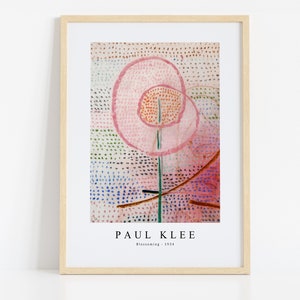 Paul Klee Print Download Digital File, Paul Klee - Blossoming 1934 Wall Art, FrameTV Art Download