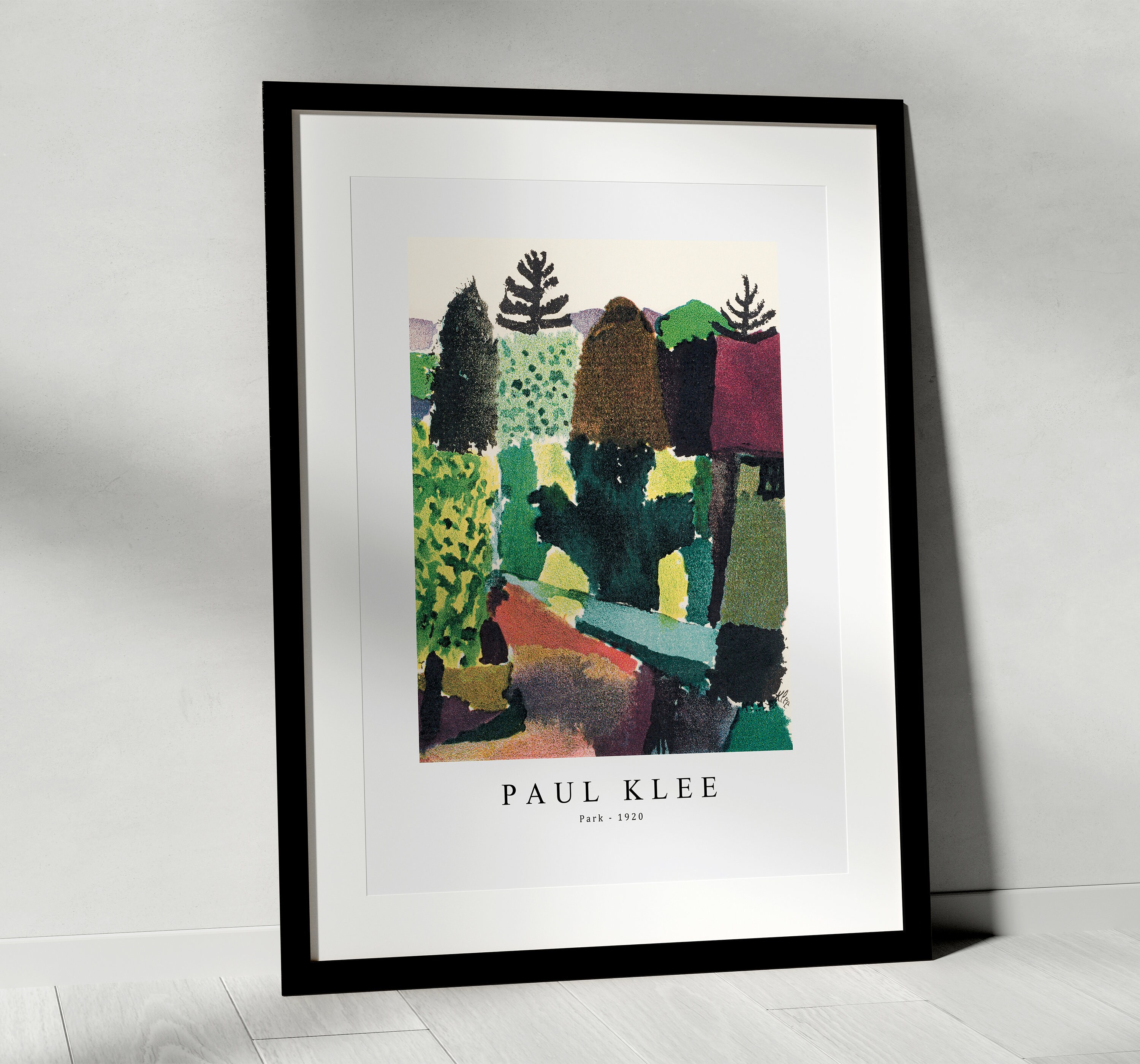 paul klee　アートパネル Paul Klee Print Download Digital File, Paul Klee - Park 1920