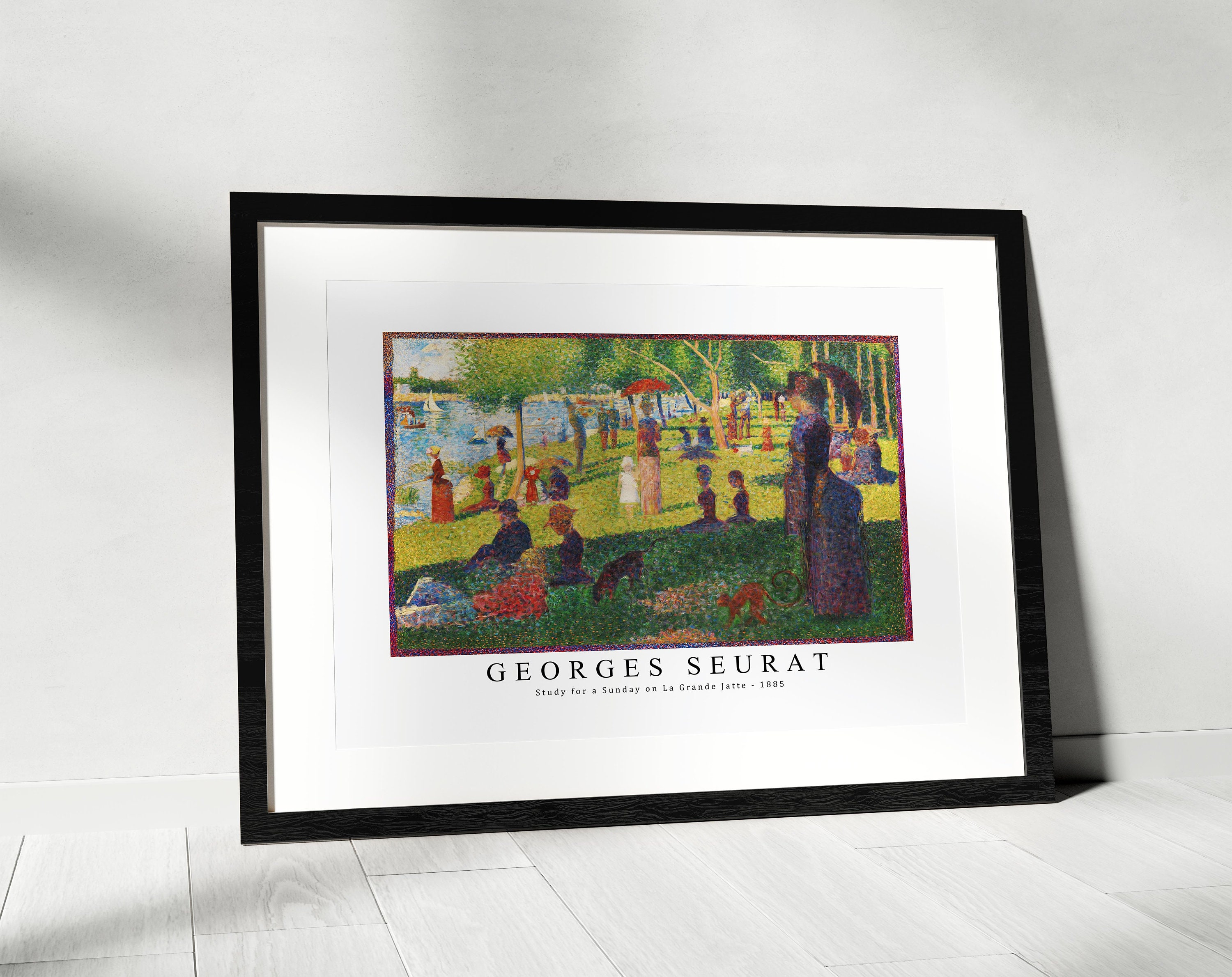 Georges Seurat Art Print | Study for a Sunday on La Grande Jatte