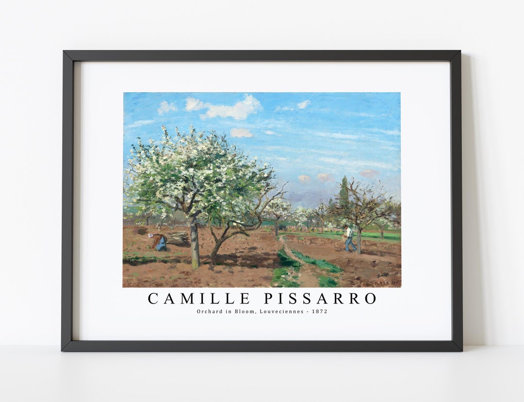 Camille Pissarro Art Print | Camille Pissarro-orchard in Bloom