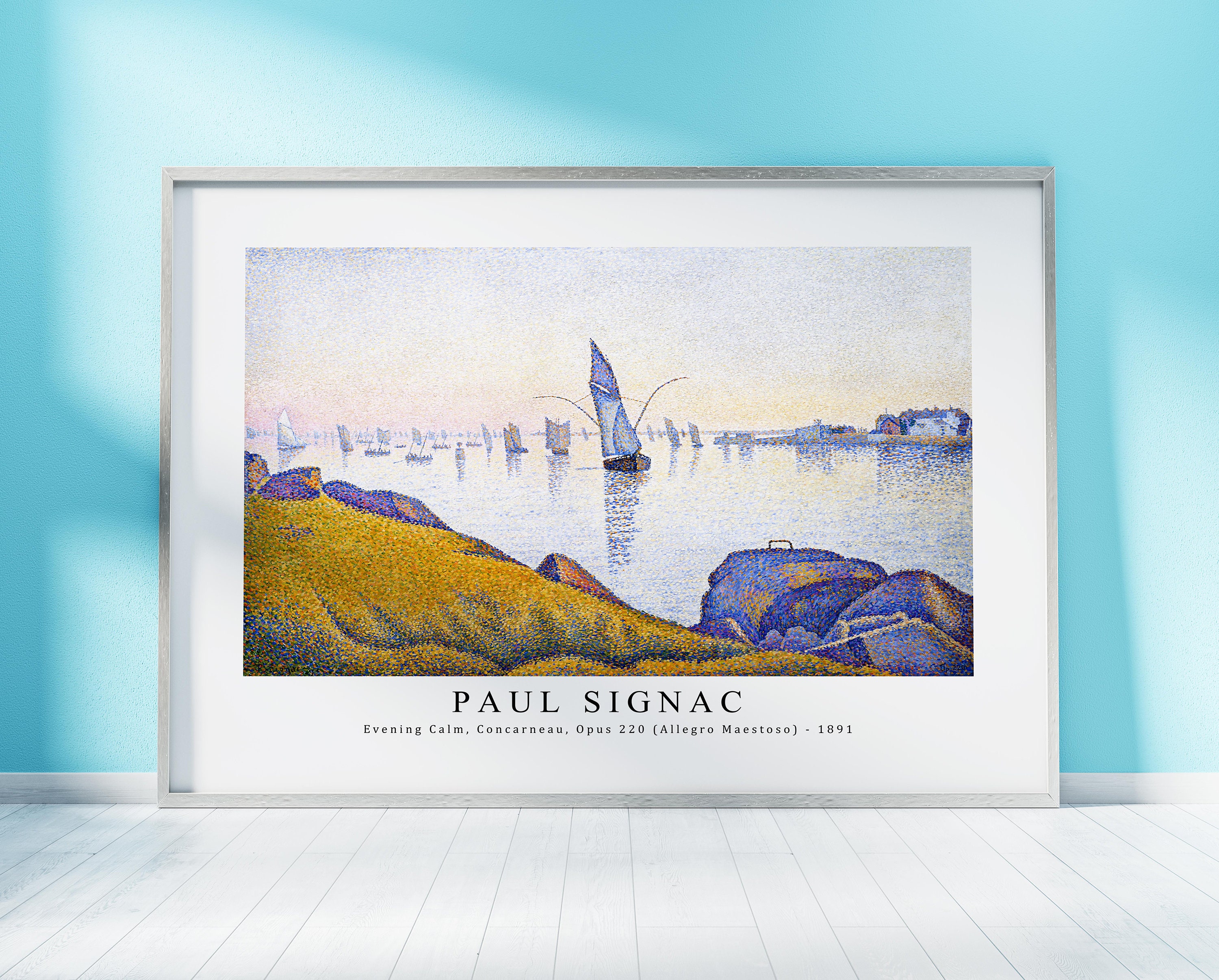 ポール・シニャックのプリント デジタルファイルをダウンロード - 夕べ