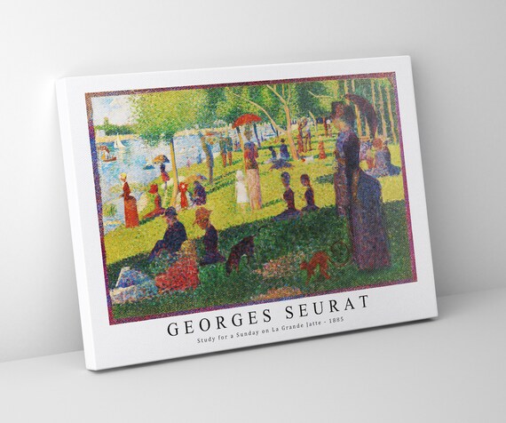Georges Seurat Art Print | Study for a Sunday on La Grande Jatte