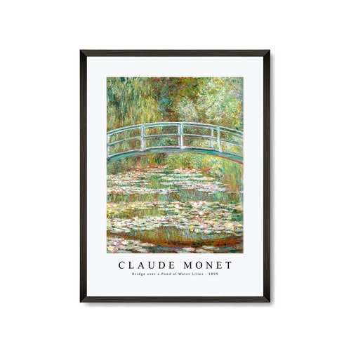 Print Claude Impressionism the Waterlily Etsy