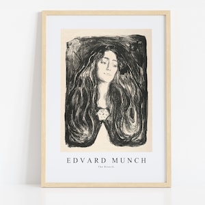 Edvard Munch Print Download Digital File, Edvard Munch - The Brooch Wall Art, FrameTV Art Download