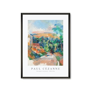 Paul Cezanne Art Print | Paul Cezanne Art Canvas | Paul Cezanne-The Bend in the Road 1900-1906 | Paul Cezanne Design