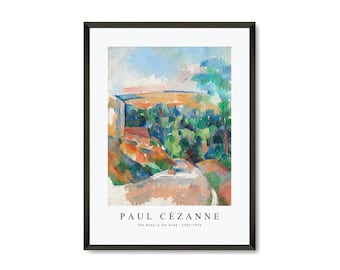 Paul Cezanne Art Print | Paul Cezanne Art Canvas | Paul Cezanne-The Bend in the Road 1900-1906 | Paul Cezanne Design