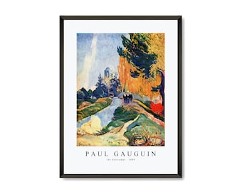 Paul Gauguin Art Print | Les Alyscamps 1888 | Paul Gauguin Wall Art Decor