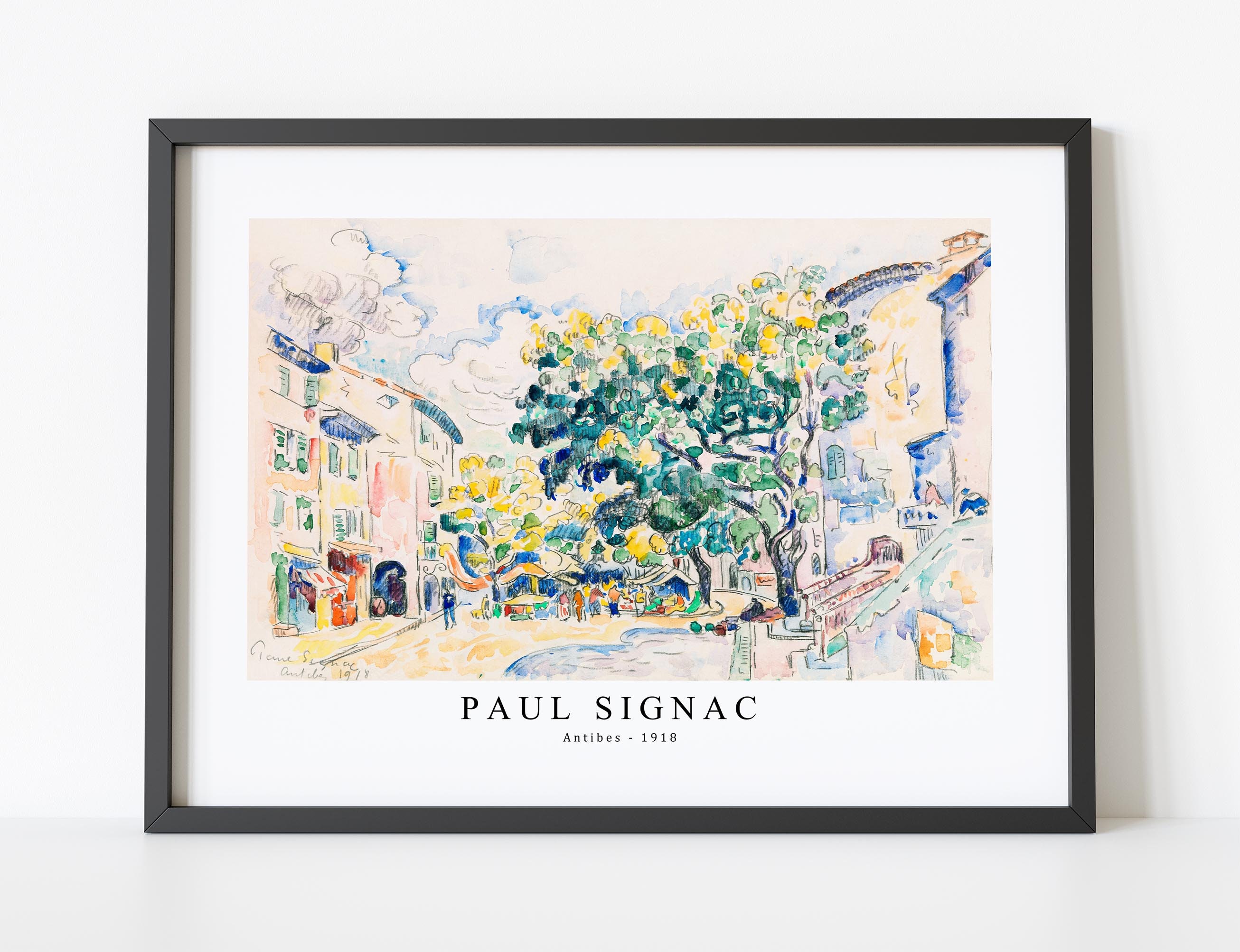 Paul Signac Print Download Digital File - Antibes (ca. 1918) Wall