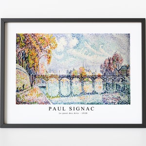 Paul Signac - Le pont des Arts (1928) |  Paul Signac  Wall Art Decor