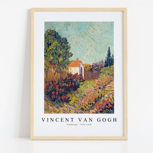 Van Gogh Print Download Digital File, Van Gogh Landscape (1925–1928) Wall Art,Frame TV Art Prints, Van Gogh Wall Decor