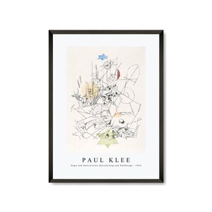 Paul Klee Art Print | Paul Klee-Hope and Destruction (Zerstörung und Hoffnung) 1916 | Paul Klee Wall Art Decor